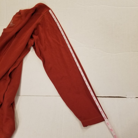 Patagonia Mens Size Extra Large XL Capilene Baselayer Long Sleeve T-Shirt Orange - Picture 8 of 10